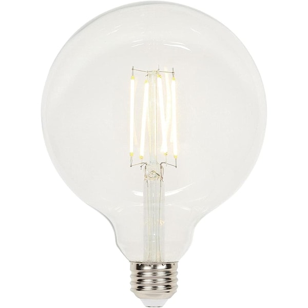Westinghouse Bulb LED Dimmable 6.5W 120V G40 Glassobe Filament 2700K Clear E26 Med Bs, 6PK 5317520 - main